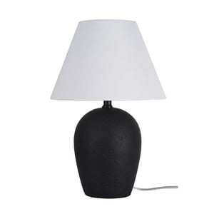 Better Homes & Gardens 18" Ceramic Urn Table Lamp, Black