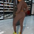 thumbnail image 3 of MIUOWANP Two piece Sets for Women Women's Fashion Hooded Long Sleeve Slim Zipper Sports Casual Suit, 3 of 5