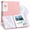Pink, variant on Multi-Layer Display Book File Folder, 60-Pocket Portfolio with Clear Sleeves for Documents and Photos