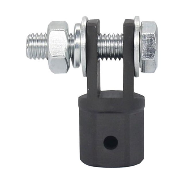 yeacher 1/2 Inch Drive Scissor Jack Adapter - Heavy Duty Steel Connector for Impact Wrenches and Drills, Rust Resistant, Universal Fit for Loop and Double Eyelet Jacks