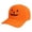 Saffron, variant on Halloween Jack-O'-Lantern Baseball Cap, Adjustable Adult Pumpkin Face Hat with Embroidered Grin, Spooky Party Costume Accessory, 1 PC Saffron