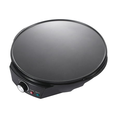 

Gecheer Non-Stick Electric Crepe Maker Pancake Maker Adjustable Temperature Device with Batter Spreader Spatula Included