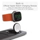 thumbnail image 4 of Estación de carga 3 en 1 para dispositivos Apple: utilizada para iPhone y estación de carga de reloj con soporte de cargador Magsafe, cargador inalámbrico para iPhone 16/15/14/13/12, Apple Watch 1-9/U, 4 of 5