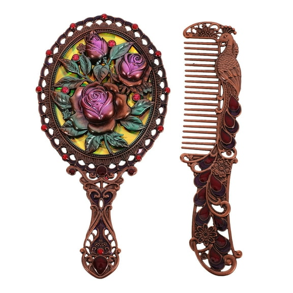 Kids Makeup Vanity Mirror with Handle Teens Business Trip Women's