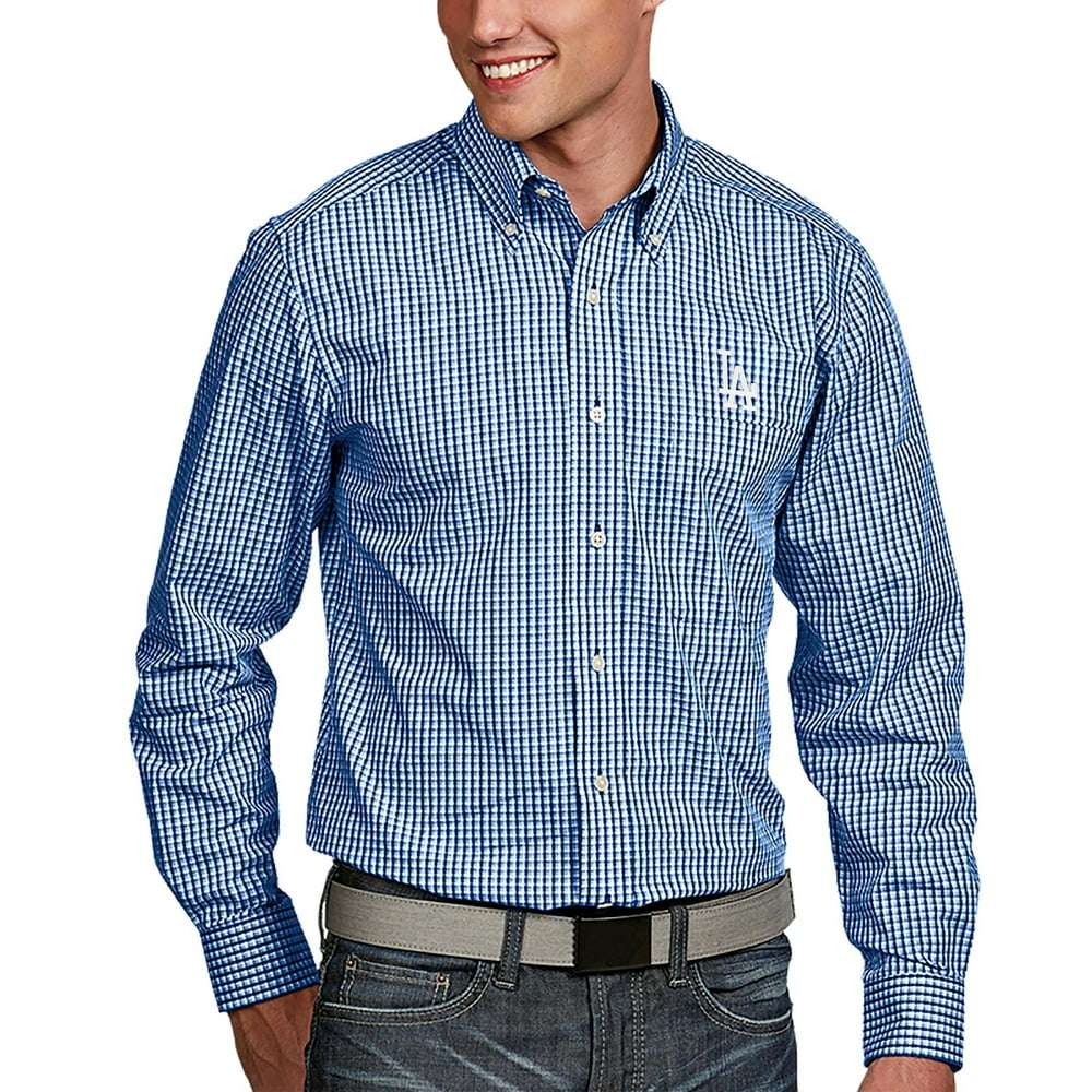Los Angeles Dodgers Antigua Associate Woven Big & Tall Long Sleeve 