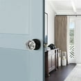 thumbnail image 7 of Knobelite (1 Pack) Diamond Round Crystal Door Knobs,Privacy Door Knobs Matte Black Door Lock Set, Privacy - Bed/Bath Function,Crystal Glass Keyless Door Handle Interior,Modern Lock in Black Finish, 7 of 7