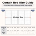 thumbnail image 6 of KoshiMe white Curtain Rods for Windows 120 to 240 inch,1" Adjustable Heavy Duty Curtain Rod, Modern Decorative Drapery Rods with Aluminium End Cap,Telescoping Single Window Curtains Rods Set, 6 of 7