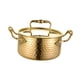 thumbnail image 2 of Olla de acero inoxidable con tapa, utensilio esencial para la cocina hogareña Oro, 2 of 9
