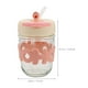 thumbnail image 5 of Taza de café de vidrio transparente reutilizable con tapa y pajita, resistente al calor, para oficina y hogar, adorable taza transparente de 350 ml, 5 of 7