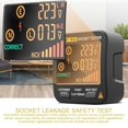 thumbnail image 2 of Outlet Tester EBTN LCD Voltage Display with 8 Visual Indications, Socket Circuit Analyzer and Polarity Leakage Fault Checker, 2 of 5