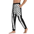 thumbnail image 3 of Kdxio Submarine Vintage Flag Pattern Joggers,Sweatpants for Men with Pockets-Medium, 3 of 5