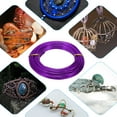thumbnail image 4 of 32.8ft Aluminum Wire, Jewelry Wire Aluminum Craft Wire 3mm 9 Gauge Wire for Jewelry Making Crafting, Purple, 4 of 6