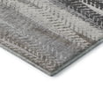 thumbnail image 4 of Addison Rugs Mayfield Washable Transitional Stripes Khaki Runner Rug, 2'3" x 7'6", 4 of 5