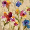 thumbnail image 2 of Vassileva, Silvia 15x15 White Modern Wood Framed Museum Art Print Titled - Bold Bright Flowers II, 2 of 4