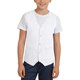 thumbnail image 4 of Odeerbi Chaqueta de Traje de Niños y Niñas Color Sólido V Cuello Botón Chaleco Con Bolsillos Vestido Formal Chaleco Para La Fiesta de Boda, 4 of 9