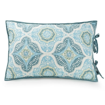 Better Homes & Gardens Premium Cotton Aqua Velvet Standard Sham