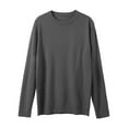 thumbnail image 4 of Sweaters for Men - Autumn Winter Smooth Comfortable Lightweight Drapey Soft Skin - Friendly Textured Slim Fit Round Neck Long Sleeve Sweater Jacket, Daily Casual Wear, Men's Clothing, 4 of 8