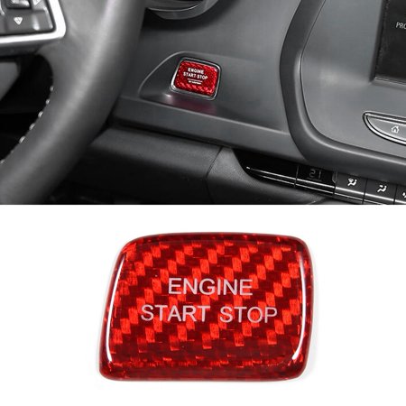 Ymiko Start Stop Engine Button Cover Akozon Car Interior Start Stop Engine Push Button Cover Trim Sticker Accessories For Camaro 2017 2019 Walmart Canada