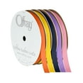 thumbnail image 3 of Offray Ribbon, Torrid Orange 3/8 inch Grosgrain Polyester Ribbon, 18 feet, 3 of 4