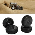 thumbnail image 4 of 1/8 RC Wheel, RC Rubber Tire Direct Replacement Plastic Hub  for Car Black,Red,White, 4 of 7