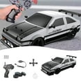 thumbnail image 2 of BINGLI RC Drift Car 1:16 Scale 4WD High Speed Remote Control Cars Vehicle 2.4GHz with LED Lights Two Batteries and Drifting Tires Racing Sport Toy Cars for Boys Girls, 2 of 9