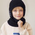 thumbnail image 1 of Conjunto de 2 piezas para niños, gorros de punto grueso, bufanda con forro polar, accesorios para exteriores Ygjytge Nergo, 1 of 5