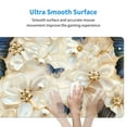 thumbnail image 4 of Cauagu Elegant Butterflies And Pearls for Large Mouse Pad,XXL Extended Gaming Mouse Mat Long Extended Desk Mat Big Desk Pad Mat(16 x 29.5in) for Work/Game/Office/Home, 4 of 8
