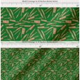 thumbnail image 2 of Soimoi Green Cotton Voile Fabric Text & Knife Kitchen Print Sewing Fabric Yard 56 Inch Wide, 2 of 7