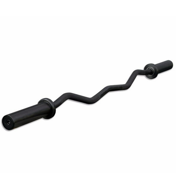 Barra Z Olímpica 300 Lbs Altera BOZ0517 Para Discos 2" 1.2 mts Fitness Negro