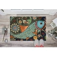 thumbnail image 6 of Mosaic Fish Effect Rugs, Thin Rugs, Animal Rugs, Bridesmaid Gift Rug, Colorful Rugs, Salon Decor Rug, Pattern Rug, Kitchen Rugs, Fish Rugs, 3.3'x9.2' - 100x280 cm, 6 of 9