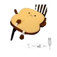 thumbnail image 1 of Cojín térmico USB de dibujos animados Cojín de pan tostado Cojín de silla de oficina fino y transpirable Cojín suave de tatami B, 1 of 4