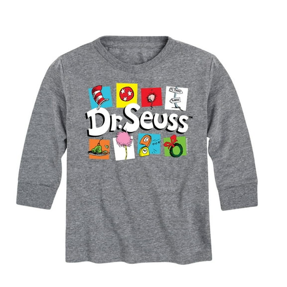 Dr. Seuss And Icons - Toddler And Youth Long Sleeve Graphic T-Shirt