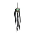 thumbnail image 2 of Outdoor Halloween Decorations Halloween Yard Decor, Long Hair Skull Ghost Prop with Flashing Led Eyes for Porch, Tree, Escape Room, Halloween Ghost Decor, 2 of 8
