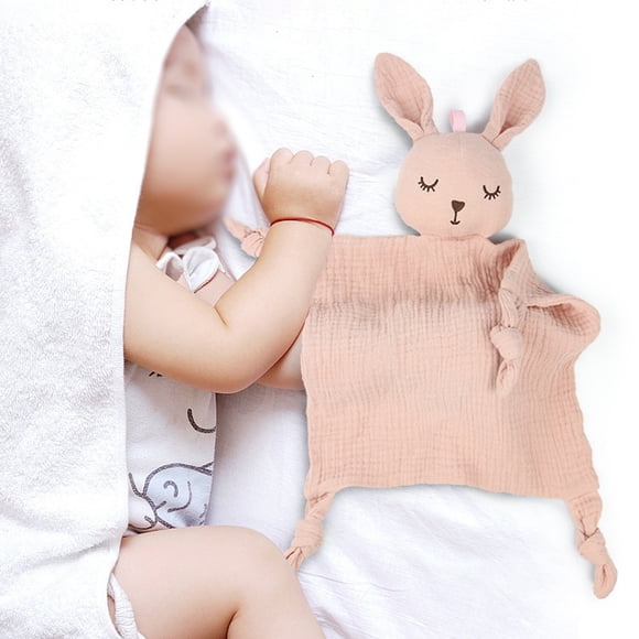 Manta de consuelo para bebé, manta de seguridad con forma de conejito, regalo suave para bebé, niño y niña, recién nacido