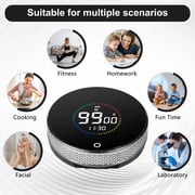 Rechargeable Magnetic Digital Kitchen Timer - Large LED Display, 3 Adjustable Volume for Cooking,Workout, Productivity,with Meal Planner