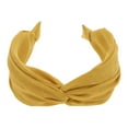 thumbnail image 4 of Unique Bargains 1 Pc Fashion Cross Wide Headbands for Women Yellow, 4 of 6