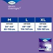 TENA ProSkin Overnight Underwear, Super Absorbent, Disposable , Medium, 14 Ct