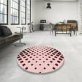 thumbnail image 3 of Ahgly Company Indoor Rectangle Patterned Light Rose Pink Area Rugs, 4' x 6', 3 of 6