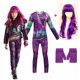 thumbnail image 2 of Disfraz de Audrey Evie Evil Mal Descendants para niñas, disfraz de Halloween para fiesta de cumpleaños y peluca para niños, disfraz de Descendants 3, 2 of 5