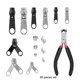 thumbnail image 5 of sweethay Kit de reparación de cremalleras de 85 Uds., herramientas de instalación de alicates, cremalleras de fijación convenientes, bolsa Viajes, Equipaje y Accesorios Varios, 5 of 6