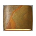 thumbnail image 3 of Justice Design Group Cer-8855W Ambiance 2 Light 10" Tall Led Oval Outdoor Wall Sconce -, 3 of 6