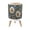 Color 4, variant on Small Trash Can with Lid 3D Simulated Stone Wall Stone Wall Cracked Concrete Pavement 1.8 Gallon Dog Proof Trash Can Round Garbage Can Waste Bin Wastebasket for Bathroom Bedroom Living Room