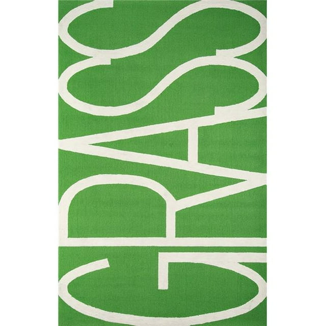 Momeni PORTIPOR-1GRN5080 Novogratz Portico Grass Rug - Green, 5 ft. x 8 ft.