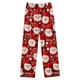 thumbnail image 5 of Puntoco Pijama de mujer con cuello en V y manga larga con estampado navideño para otoño e invierno, 5 of 5