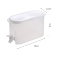 thumbnail image 3 of TIMIFIS Cold Kettle Large Capacityre Frigerator Cold Kettle with Faucet Fruit Teapot Lemonade Bucket Kitchen Appliances, 3 of 8