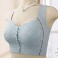 thumbnail image 5 of Ramiter Lingerie for Women Underwear Latex Women's Breathable Seamless Sports Bra Comfortable Top Base M,Light Blue, 5 of 5