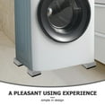 thumbnail image 3 of Washing Machine Pads for Anti Vibration Table Foot Base Non Slip Furniture Washer Abs 4 Pcs, 3 of 6