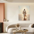 thumbnail image 6 of ﻿Vintage Jesus Canvas Wall Art Christian Religious Poster Print Picture Home Decor Gallery Wall Painting Decoration Living Room Bedroom Church Prayer Room  Framed Ready to Hang, 6 of 9