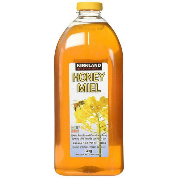 Kirkland Signature 100% Pure Liquid Honey - 3kg (6.6lb) | Natural & Raw Honey