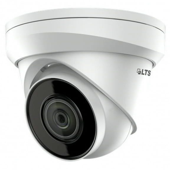 LTS CMIP1042W-28MA HD IP 4MP 2.8mm Fixed Lens WDR 98ft IR Built-in Mic Turret Camera LTCMIP1042W-28MA